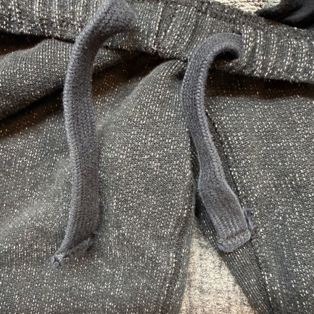 Roots Salt & Pepper Sweatpants Womens Medium Gray Black Logo Jogger Lounge - Picture 3 of 10